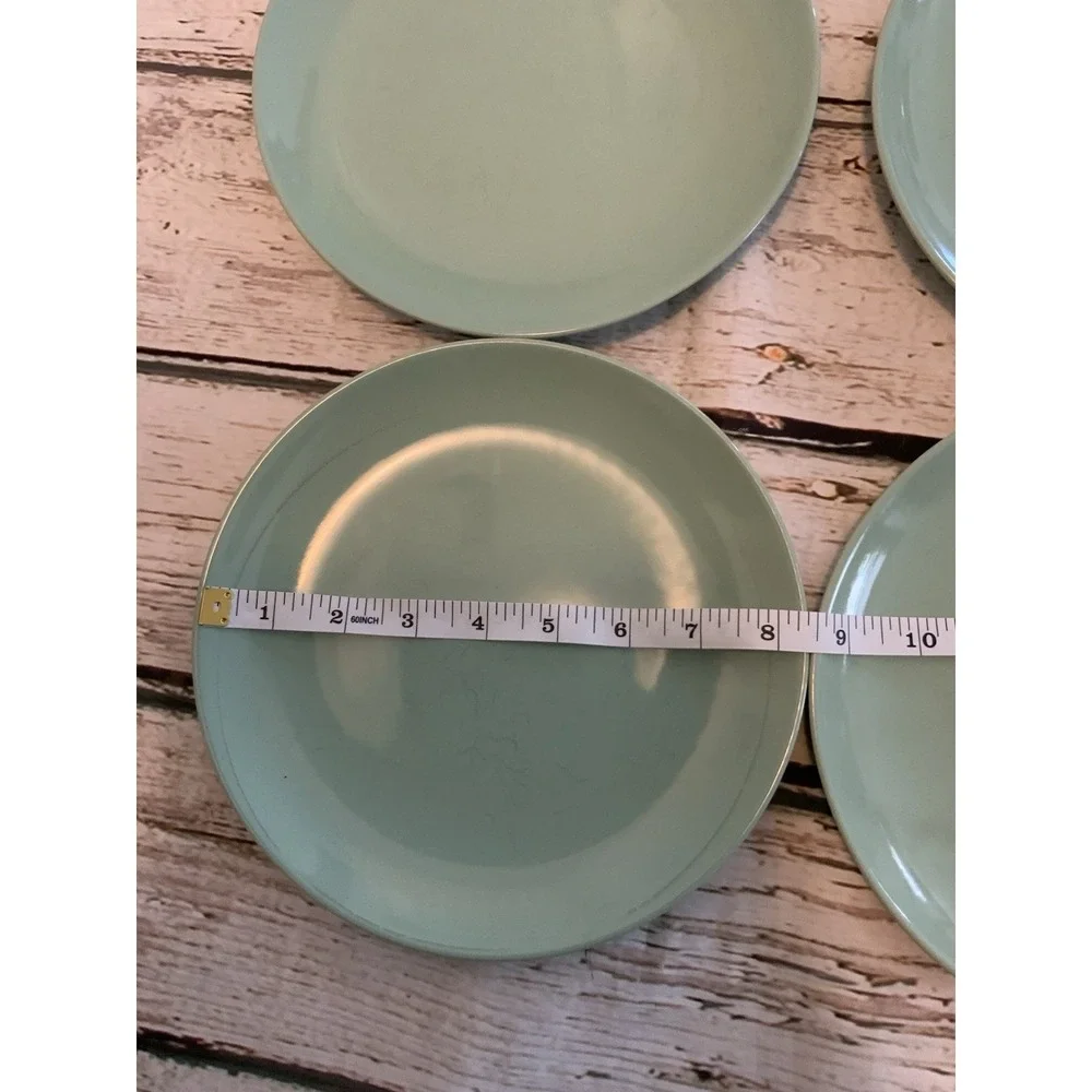 Ikea Fargrik Mint Seafoam Green Dessert/Salad Plates (4) #15199